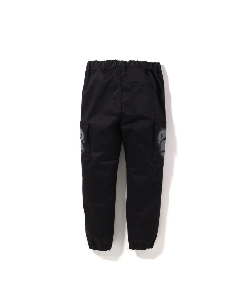 Pantalons Bape Baby Milo Side Pocket Face Noir Enfant | UOD-68895540